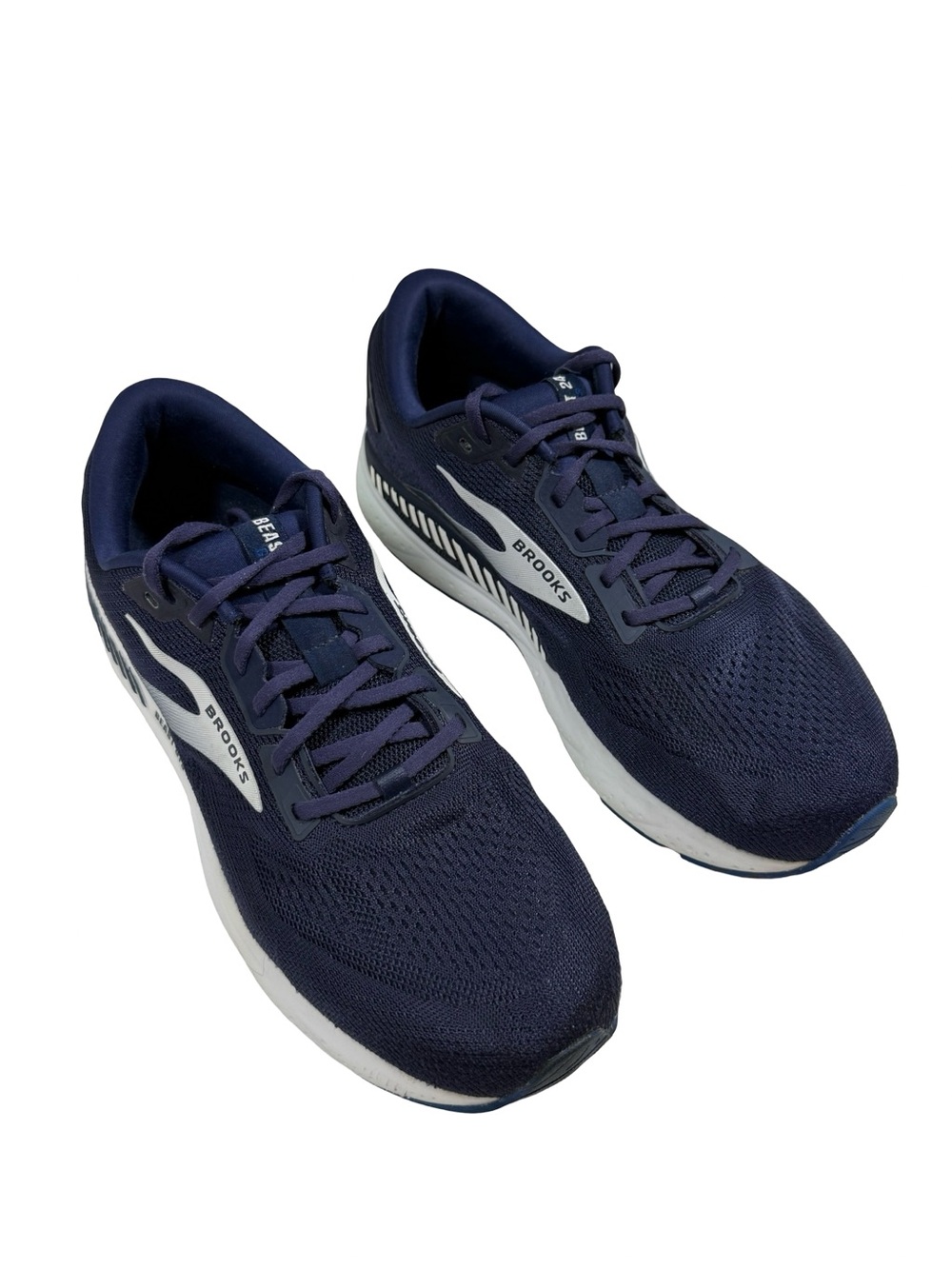 Brooks Beast GTS 24 Mens Size 12.5 2E Wide Running Shoes Navy Blue 1104252E452